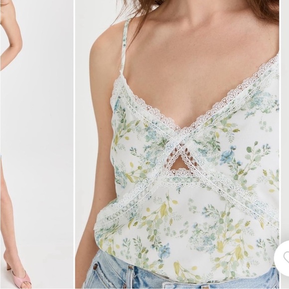 NWT Cami NYC Rochelle Tank In Eucalyptus - Picture 3 of 8